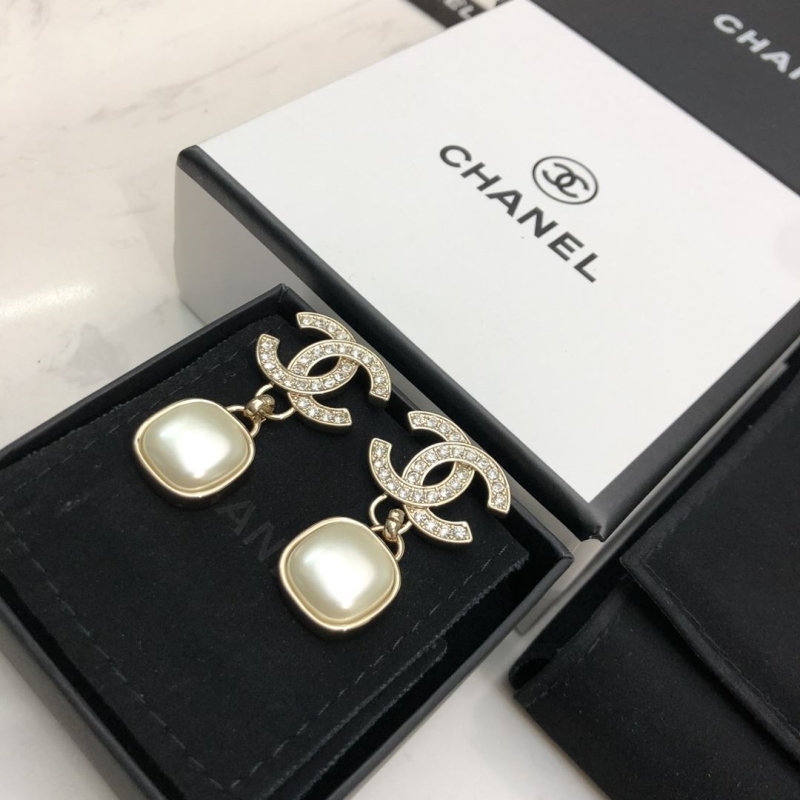 Ch*el earrings